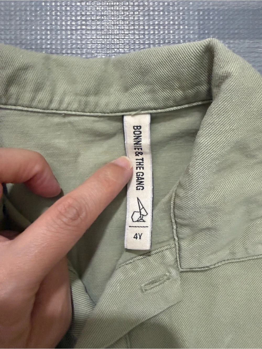 Bonnie & the gang kids Green Utility Jumpsuit with Belt